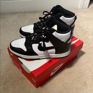 Nike panda dunk High top GS
